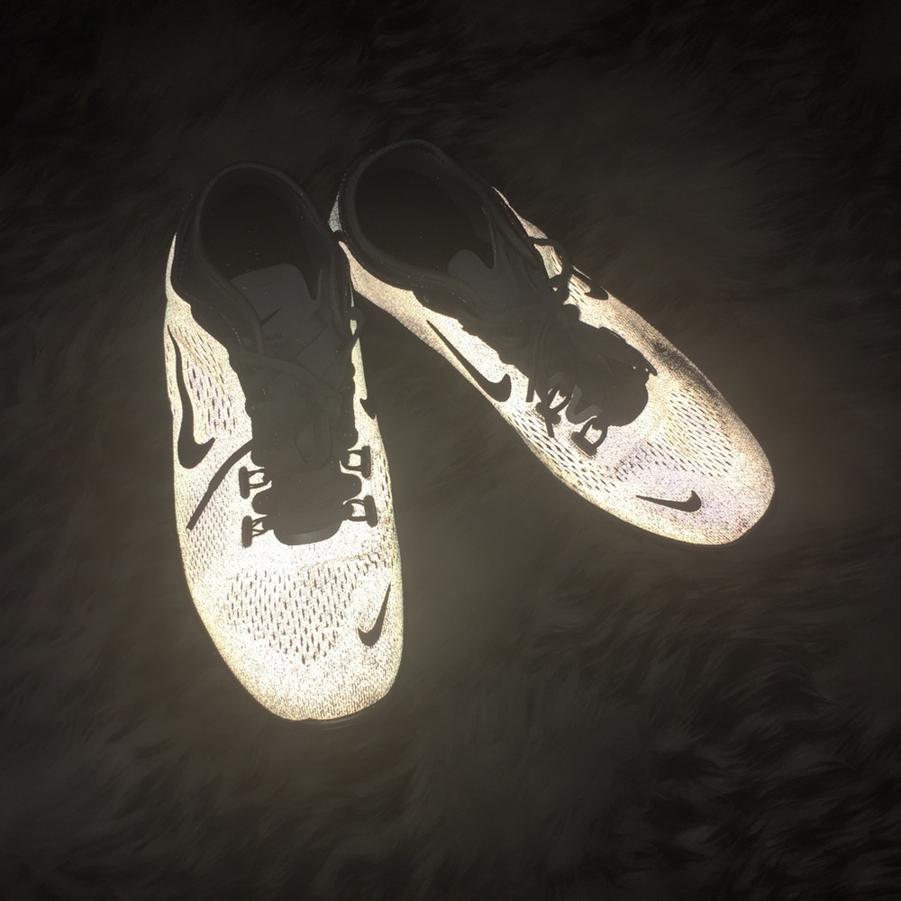 Reflective/ Glow in the Dark Nike Running Shoes
